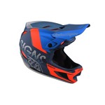 Troy Lee Designs Troy Lee D4 Helmet w/ Mips Qualifier Slate/Red