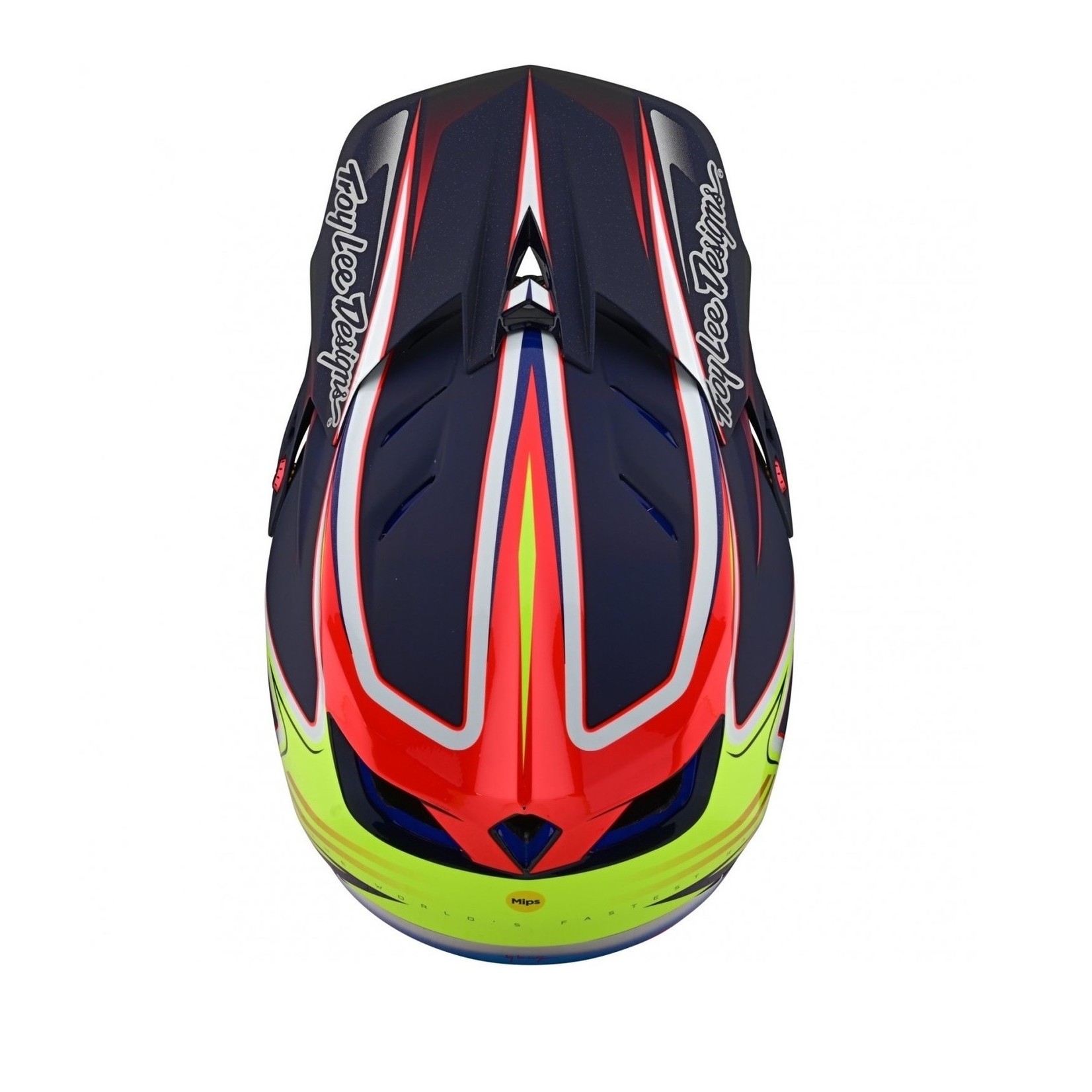 Troy Lee Designs Troy Lee D4 Carbon Helmet Lines Black/Red