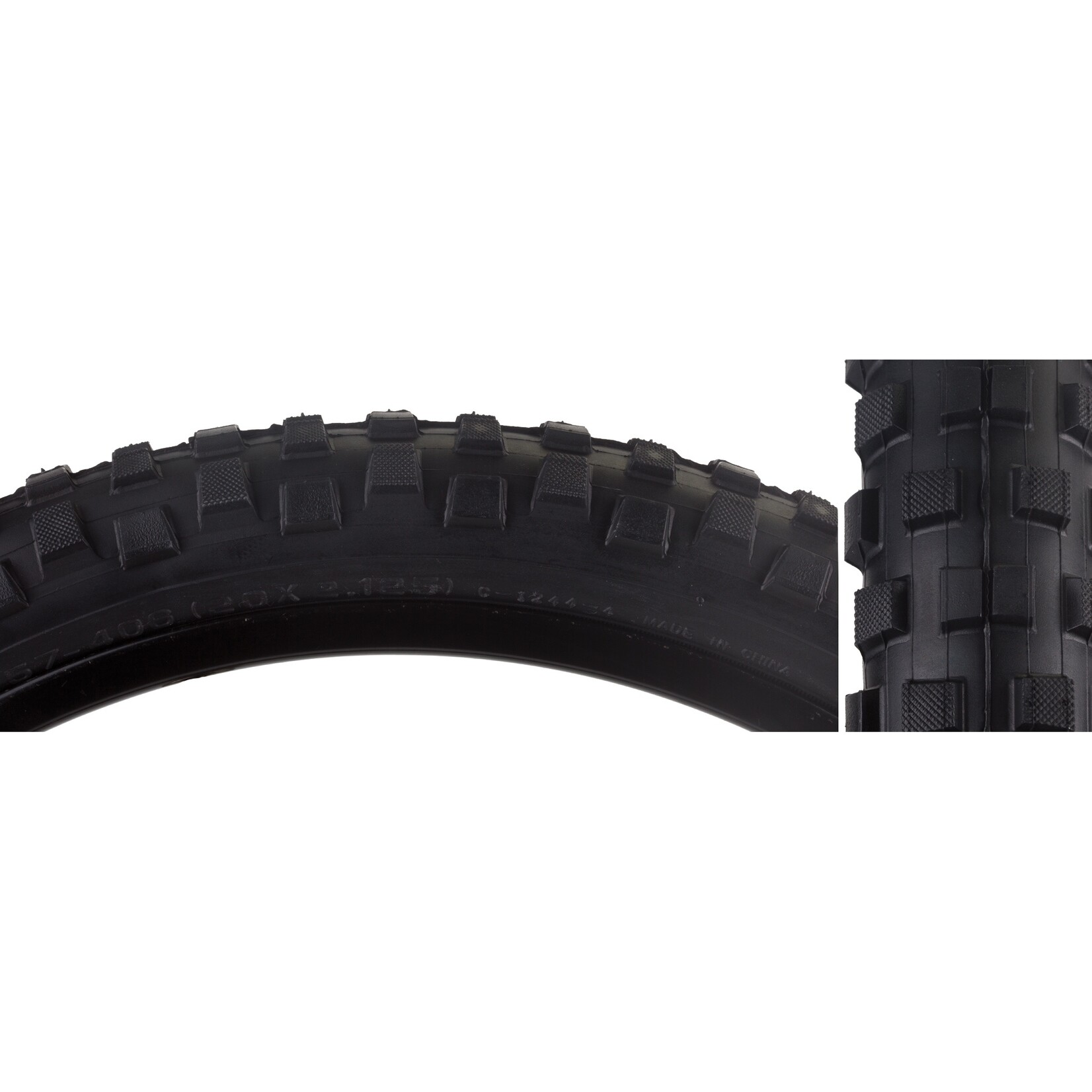 Sunlt CST1244 Wire Tire Black Power Cycles BMX