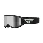 Fly Racing Fly Zone Goggle Grey/Black w/ Silver Mirror/Smoke Lens