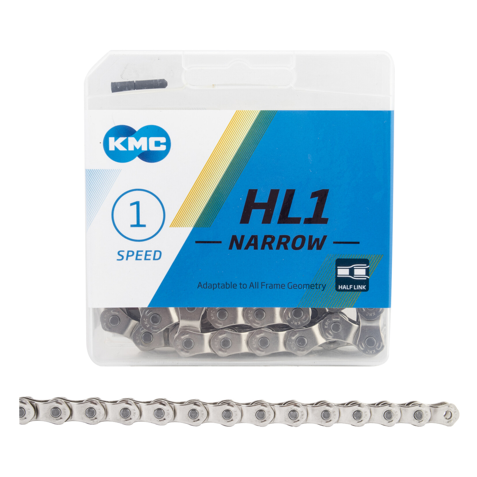 KMC KMC HL1 Narrow Half Link Chain  1/2x3/32" Silver