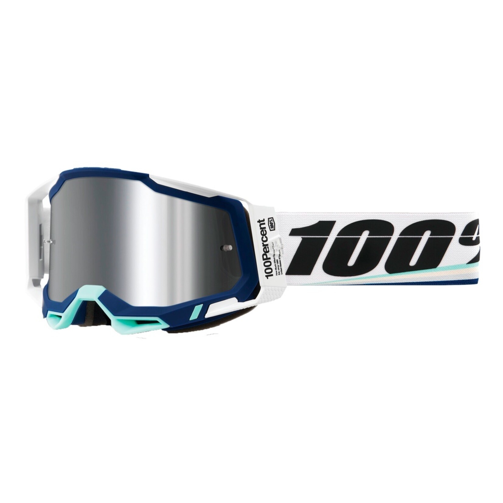 100% 100% Racecraft 2 Goggle Arsham / Mirror Silver Flash Lens