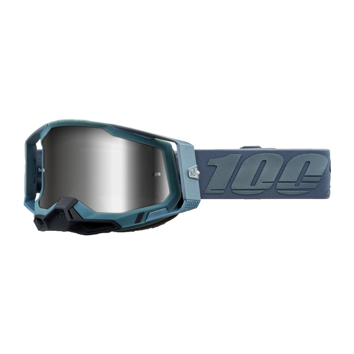 100 Racecraft 2 Goggle Battleship/Silver Mirror Power Cycles BMX