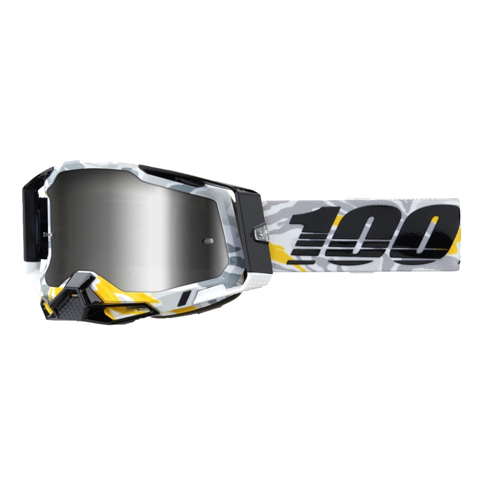 100 Percent 100% Racecraft 2 Goggle Korb / Mirror Silver Lens