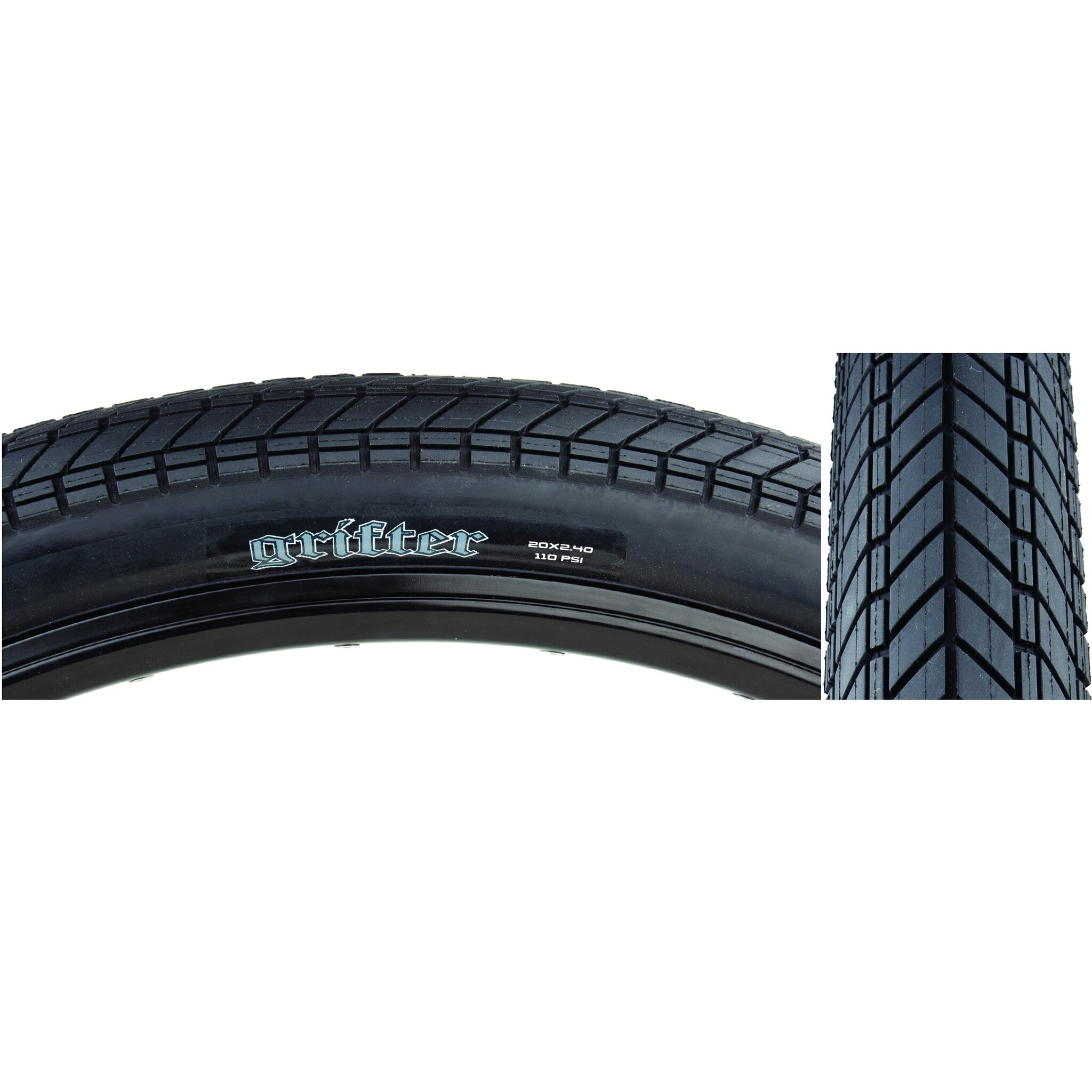 Maxxis Grifter DC Tire 20x2.40 Fold Power Cycles BMX