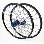 Crupi Crupi Disc Wheelset 20x1-1/8 - 28H Black/Blue