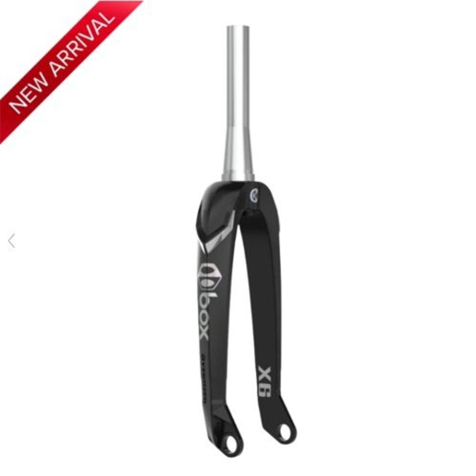 Box Components Box Hex Lab X6 Pro Ti Carbon Fork 20x20'' - 1.5 to 1 1/8" Matte Black