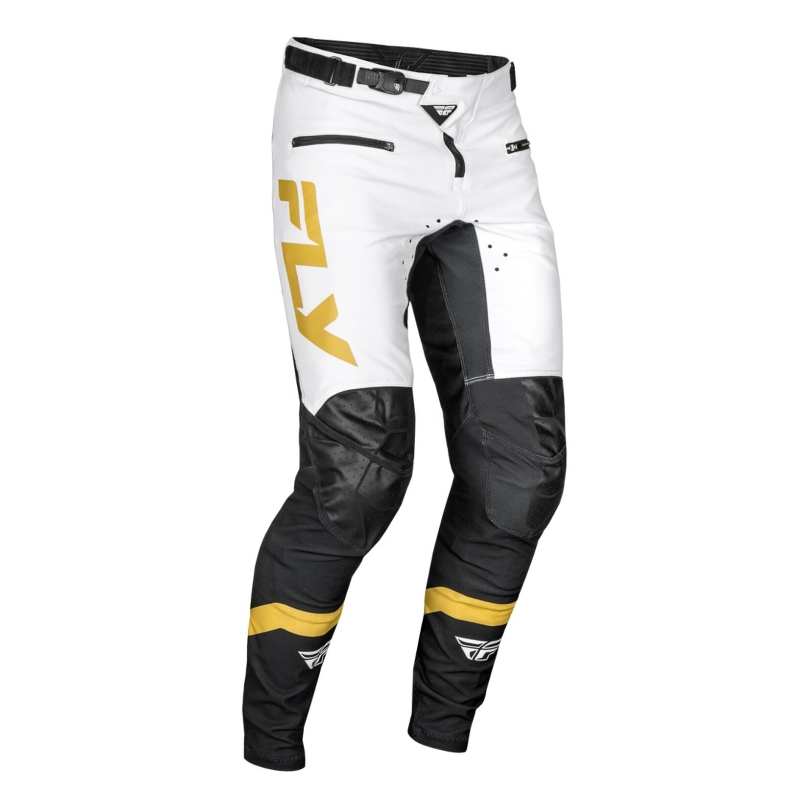 Fly Racing Fly Rayce Bicycle Pants White/Black/Gold