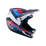 Troy Lee Designs Troy Lee D4 Polyacrylite Helmet Block Blue / White