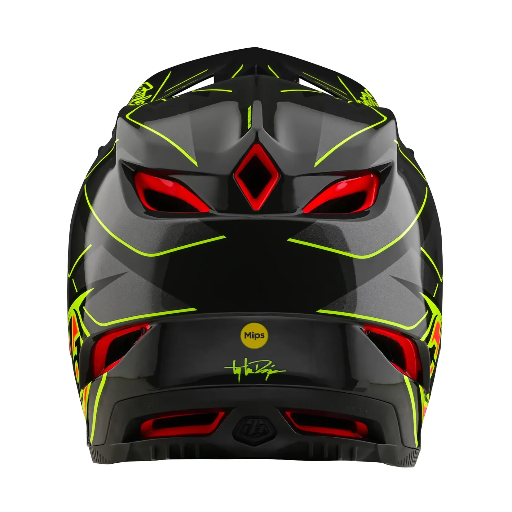 Troy Lee Designs Troy Lee D4 Composite Helmet Ghostwing Grey