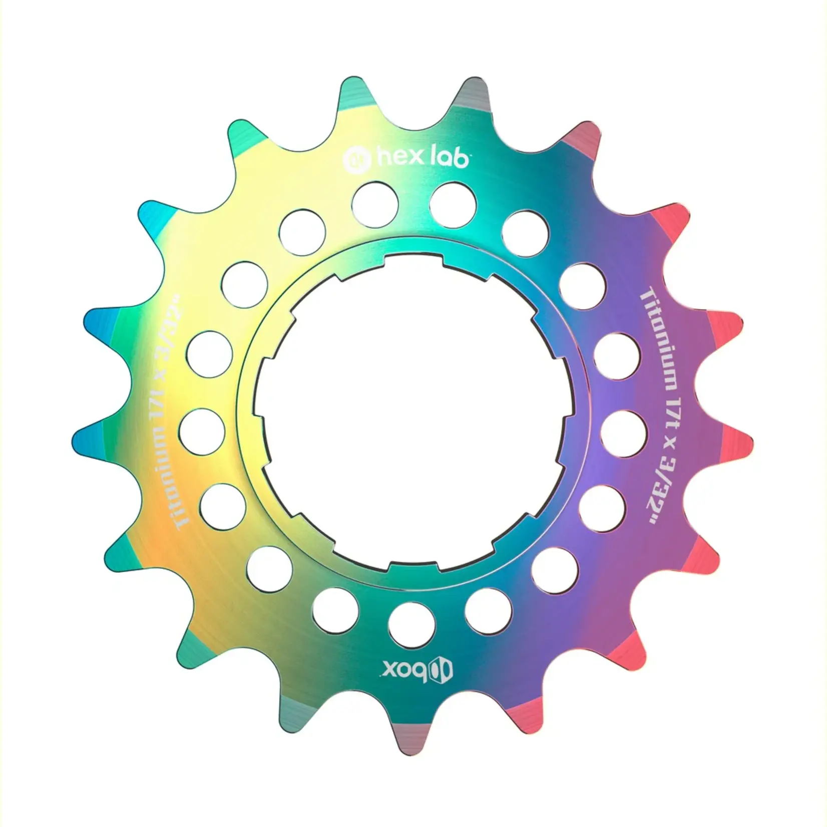 Box Components Box Hex Lab CNC Titanium Cog 3/32''
