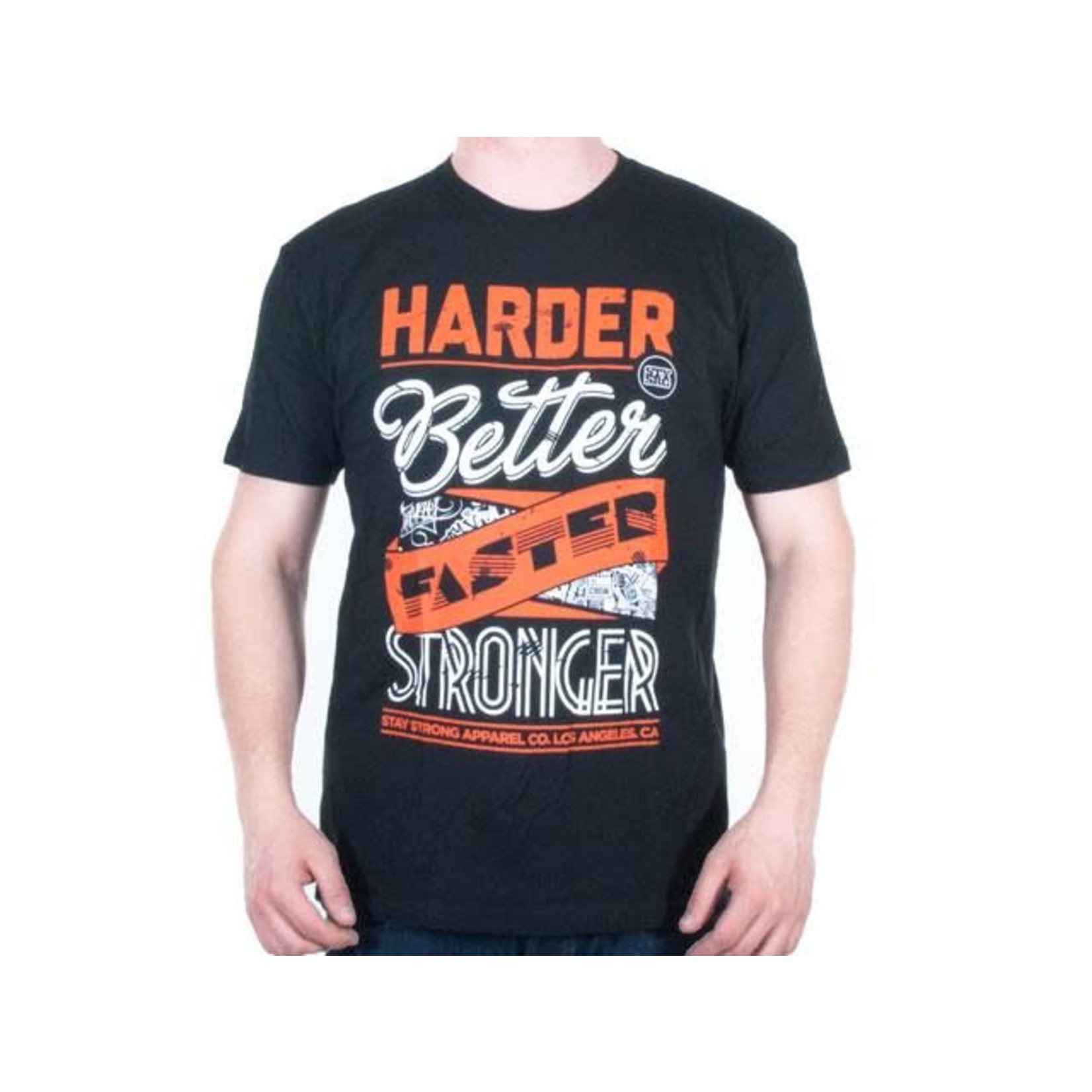 Stay Strong Stay strong T-Shirt Stronger Black/Orange XXL