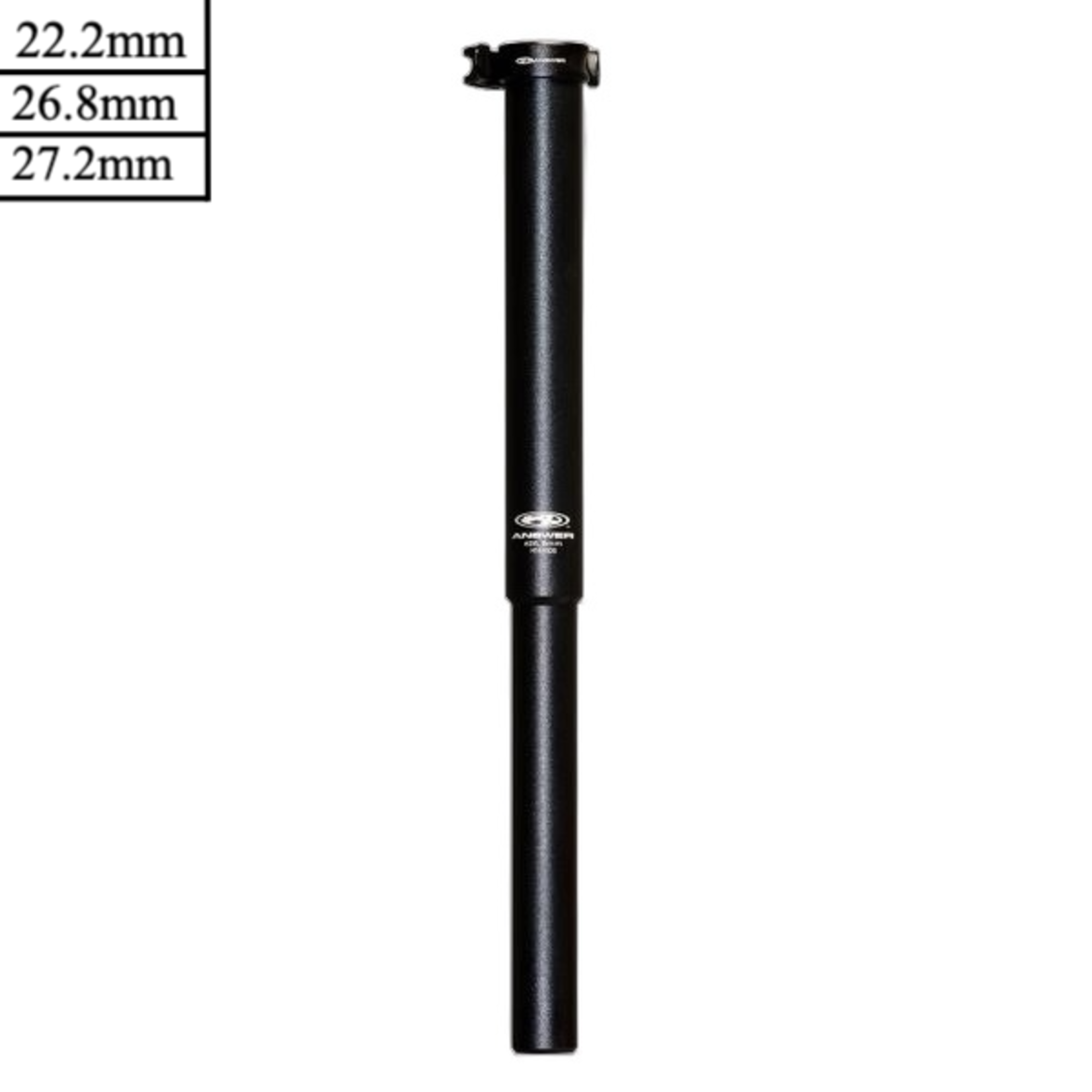 Answer BMX Answer Seat Post Extender Black