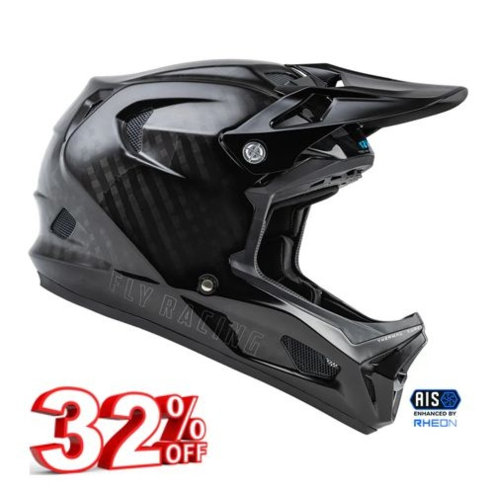 Fly Racing Fly Racing Werx-R Carbon Helmet Black