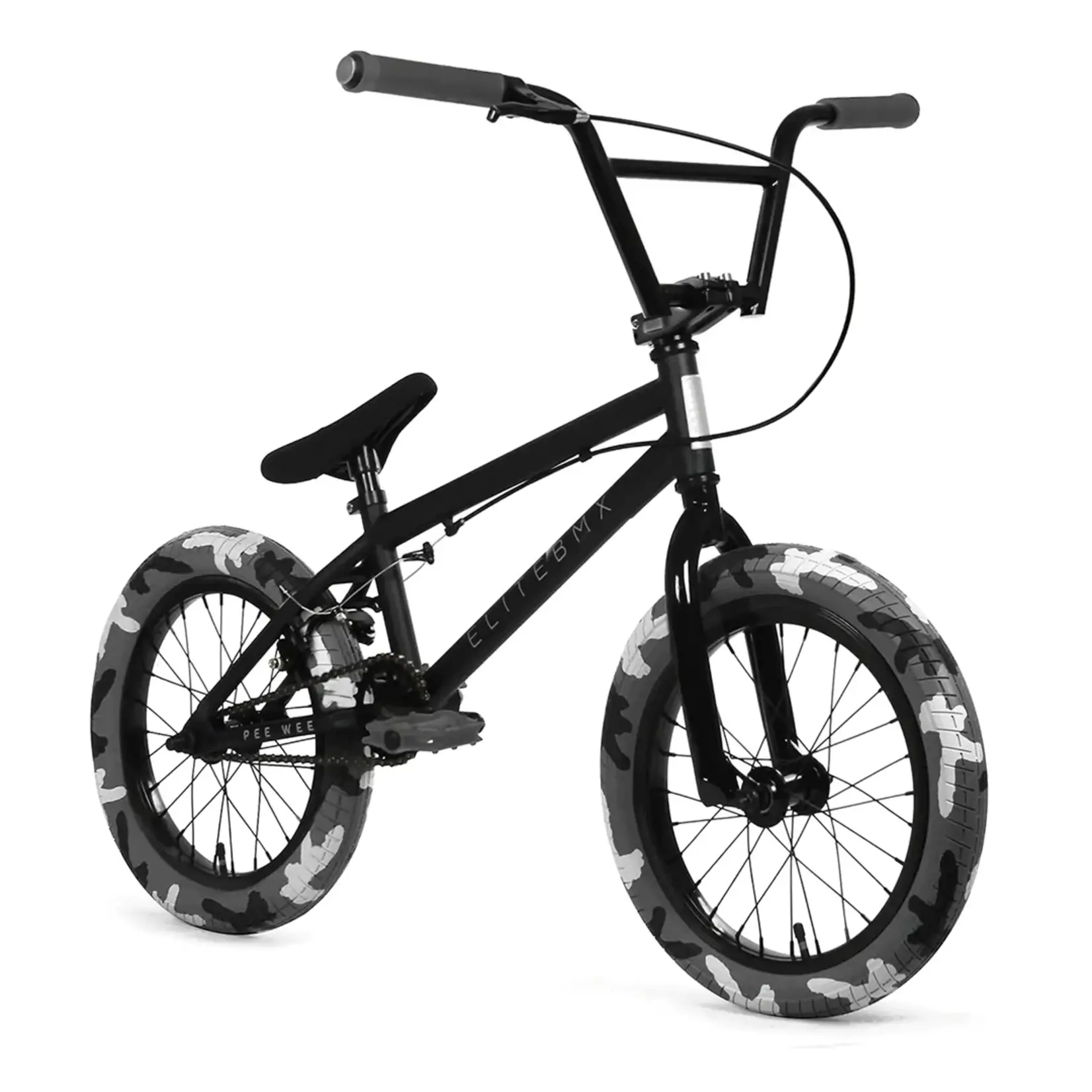 Elite Bmx Pee Wee 18'' Bike Black Combat
