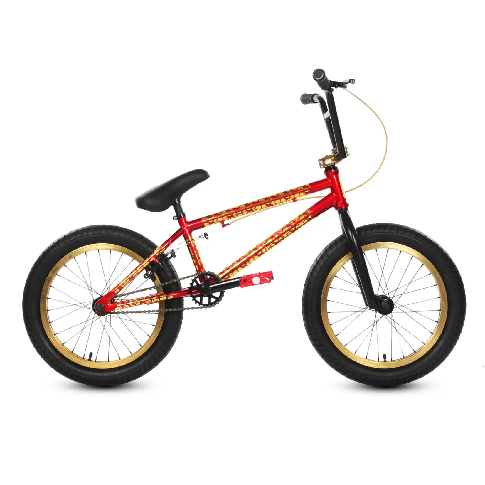 Elite Bmx Pee Wee 18'' Bike Red Skully
