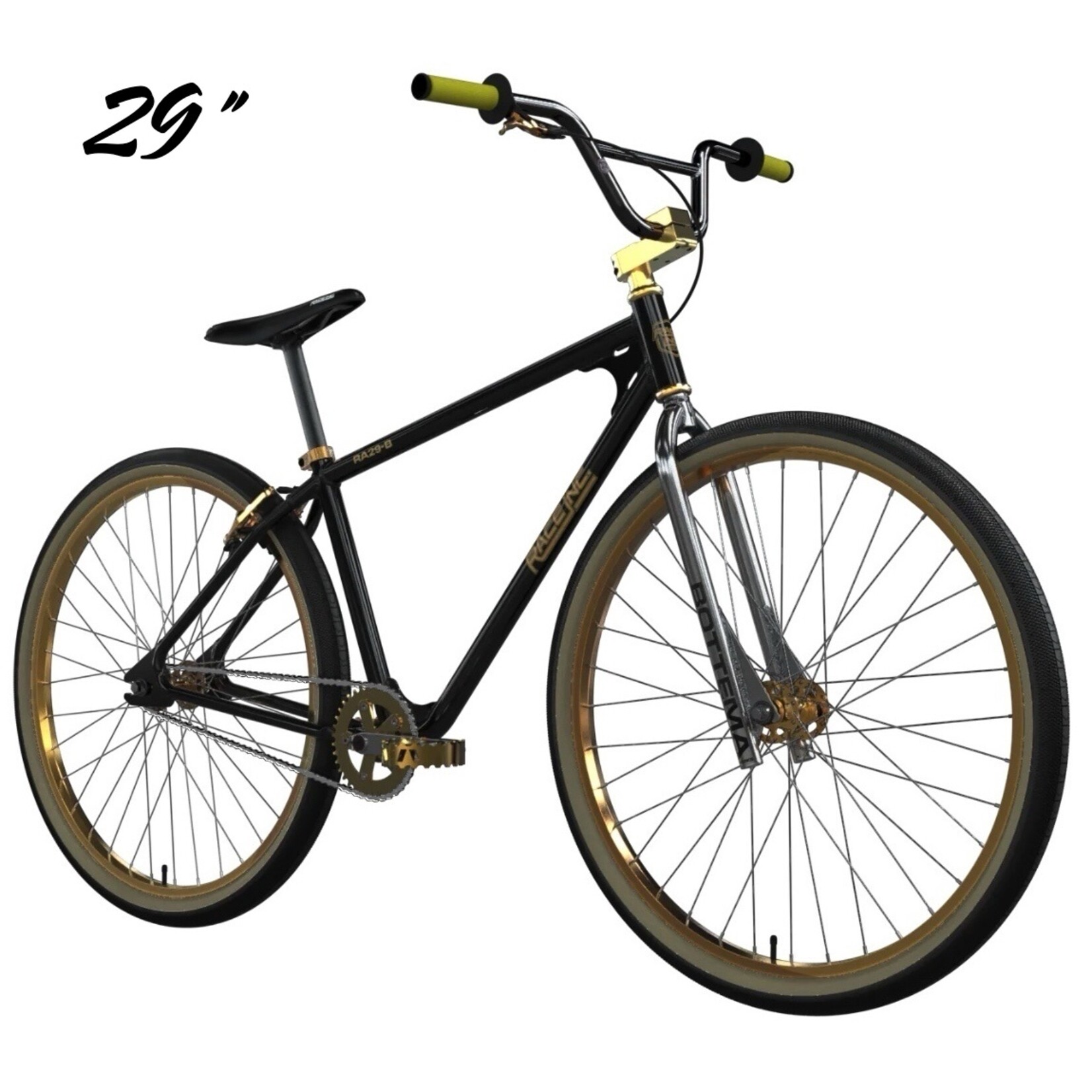 Race Inc RA29-B Bottema Ed. 29'' Bike Black/Gold