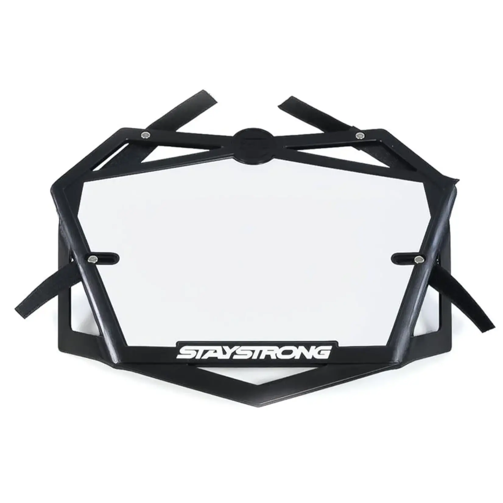 Stay Strong Stay Strong Primo 3D Pro Race Number Plate Black / Pro