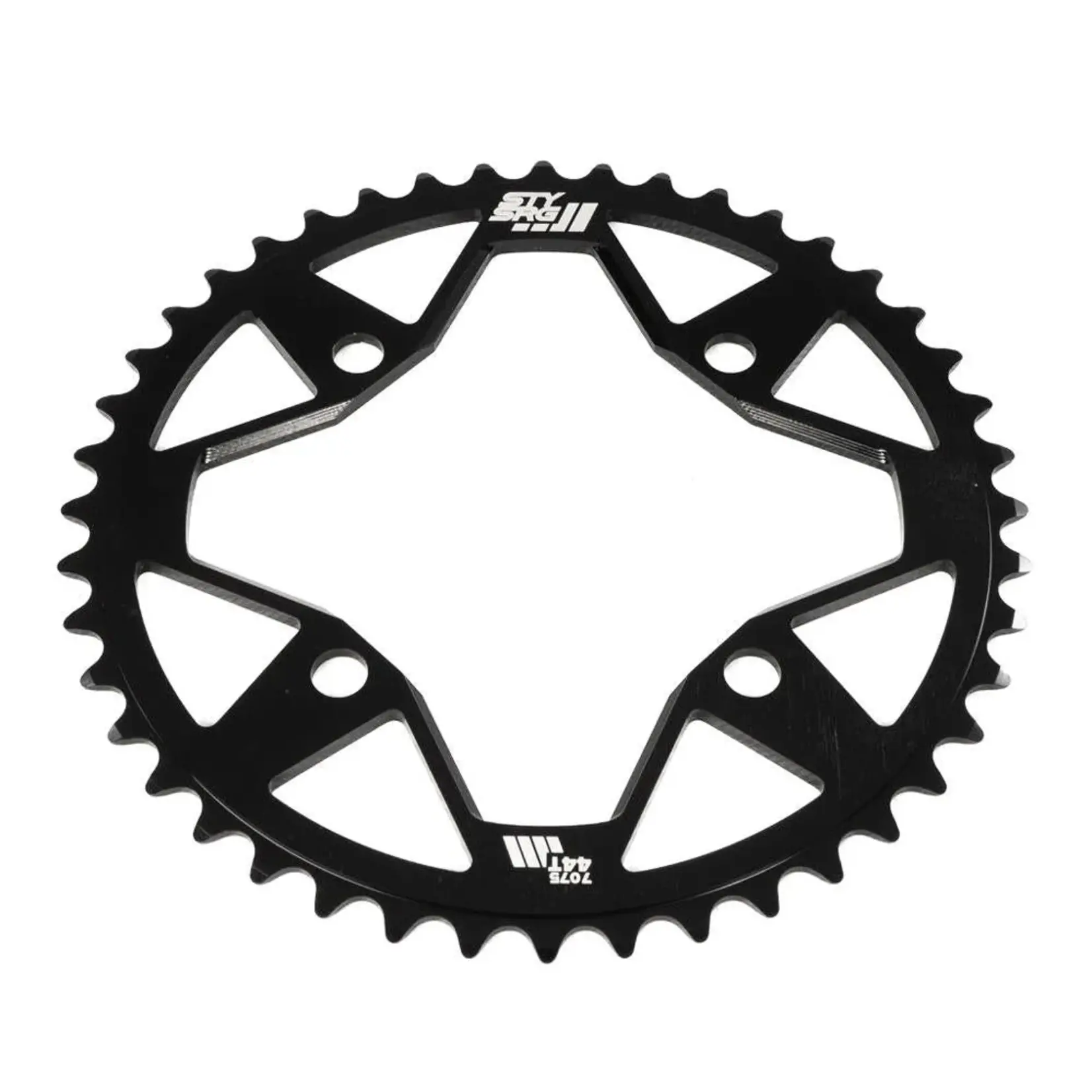Stay Strong Stay Strong Motion 7075 Alloy 4 Bolt Race Chainring Black