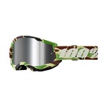 100 Percent 100% Strata 2 Goggle War Camo / Mirror Silver Lens