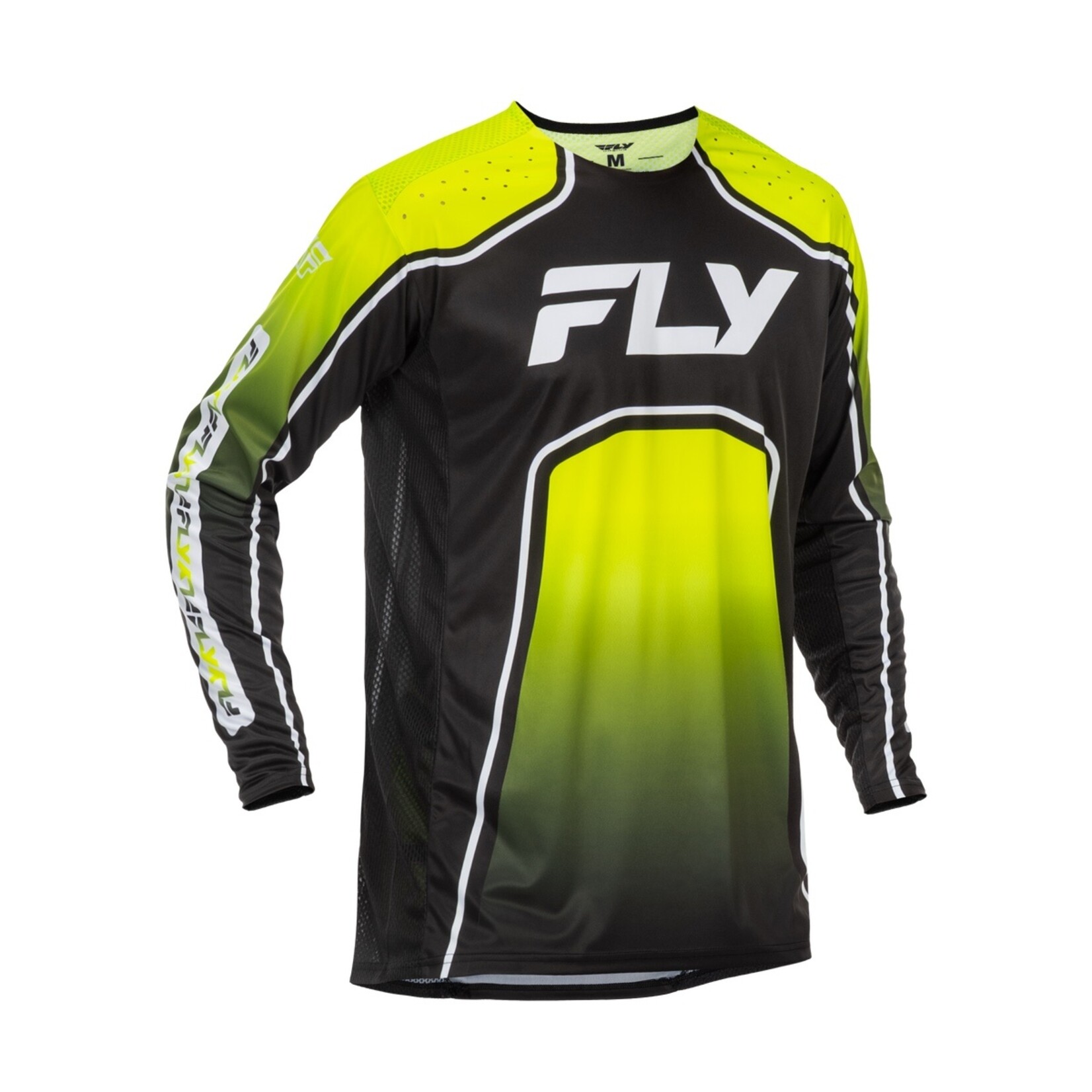 Fly Racing Fly Rayce Bicycle Jersey Lime/Black/White