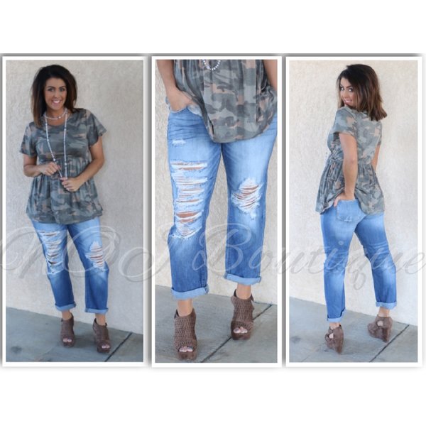 kancan distressed boyfriend jeans