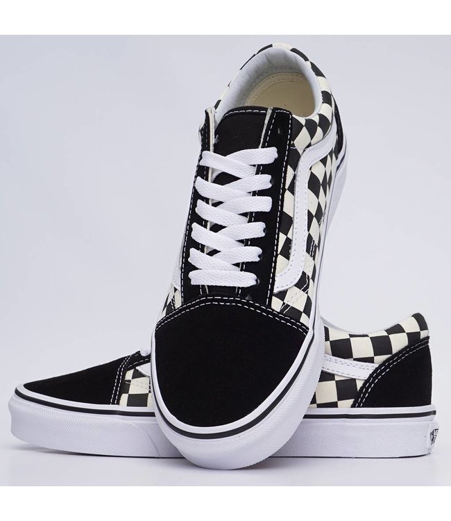 vans old skool trainers black white primary check