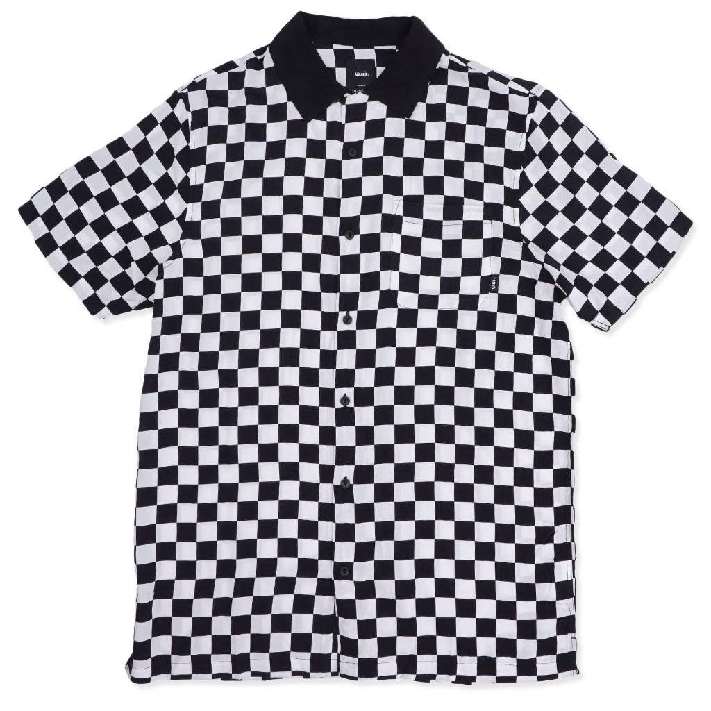 checkered shirt vans