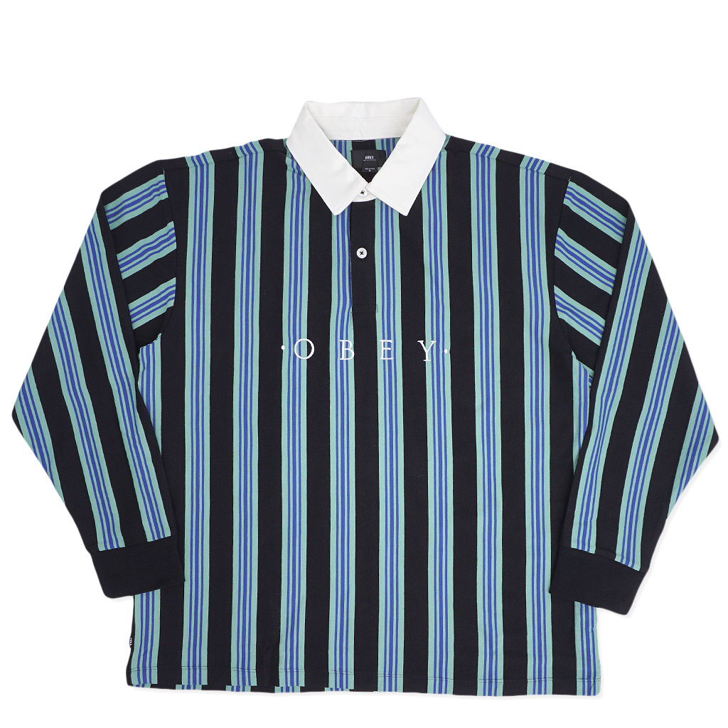 obey polo long sleeve