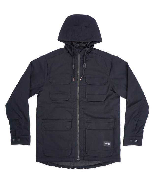 Hurley M65 Storm Cotton Jacket Black Bv2126 010 Moda3