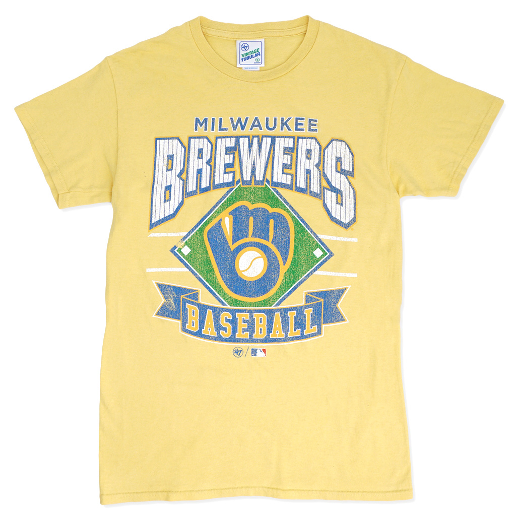 milwaukee brewers retro t shirt