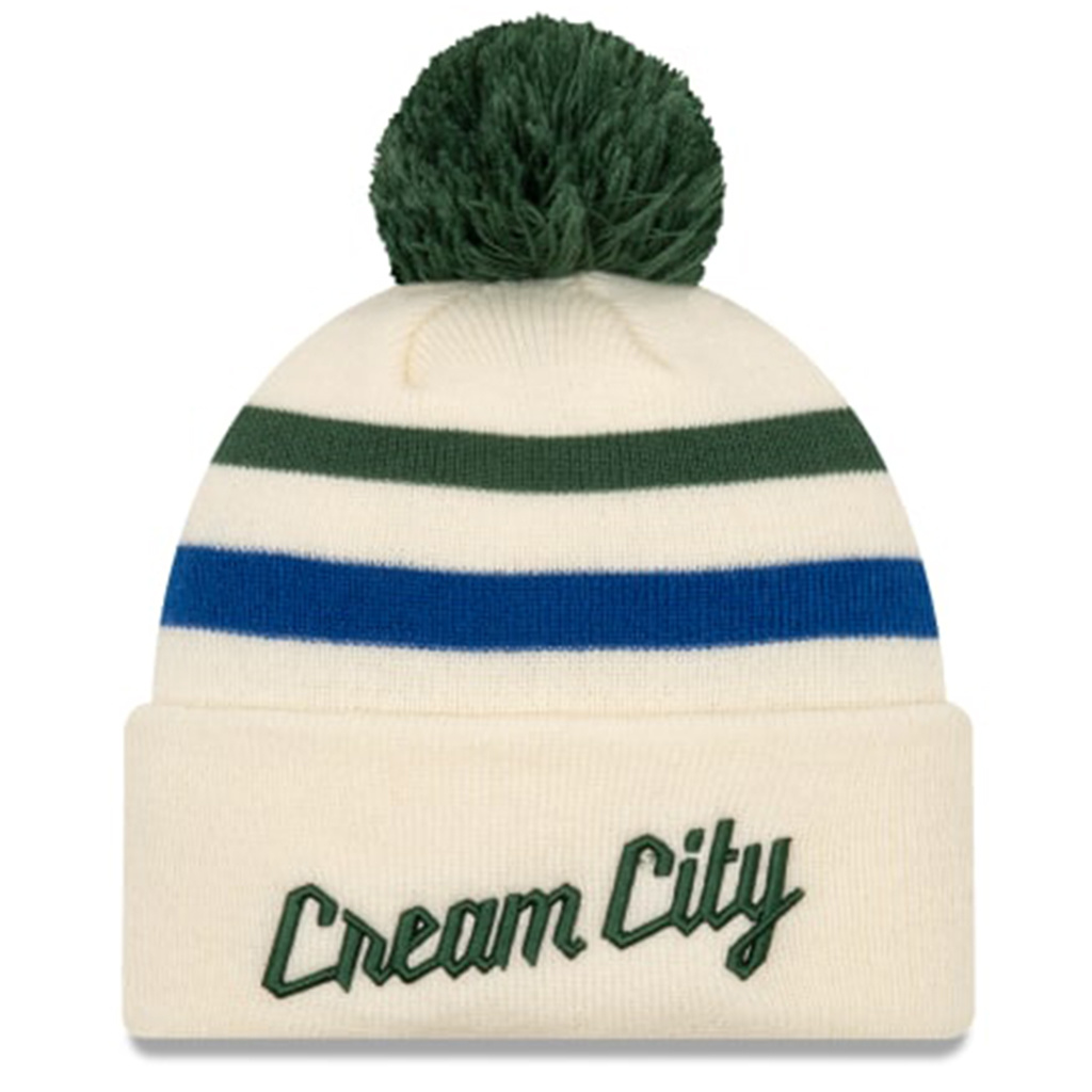 Cream City Series Pom Knit Beanie 