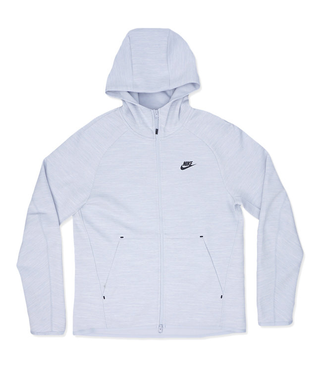 white nike fleece jacket