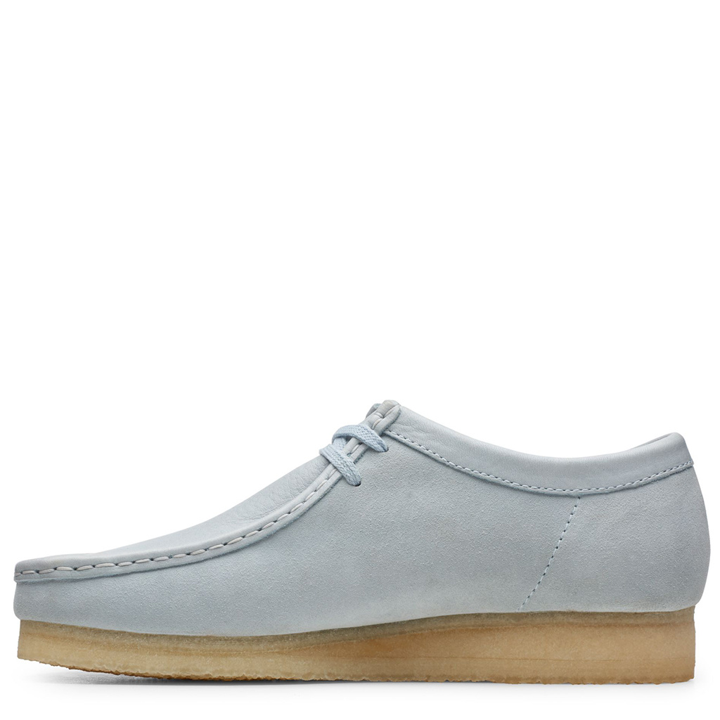 clarks wallabees blue