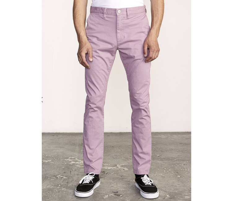 rvca slim straight pants
