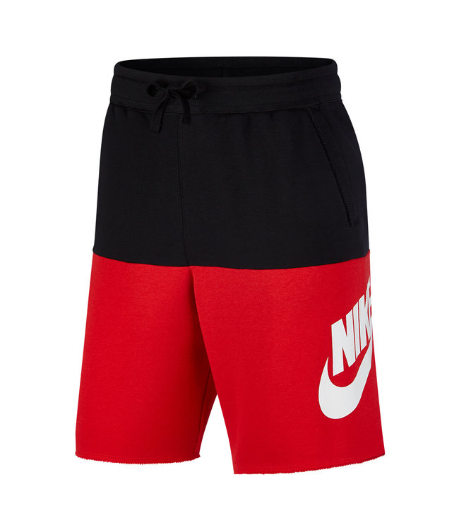 nike alumni shorts red
