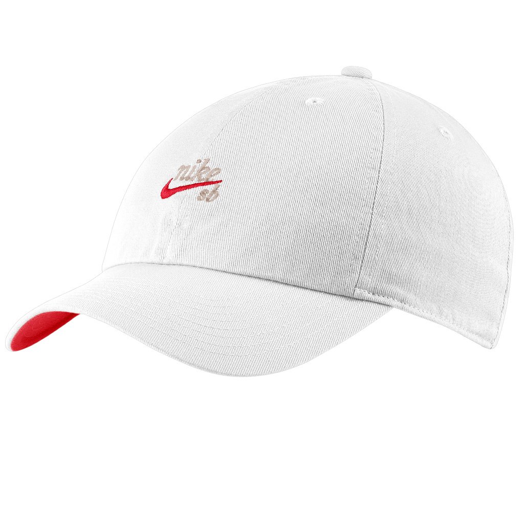 white nike sb hat