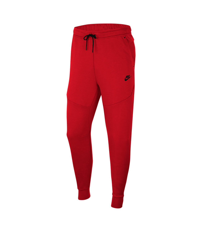 red nike jogger shorts