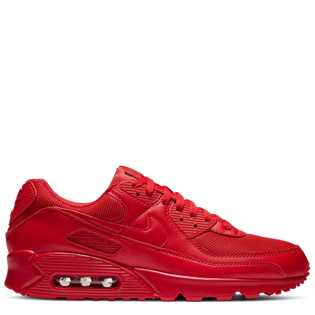 solid red nike air max cheap online