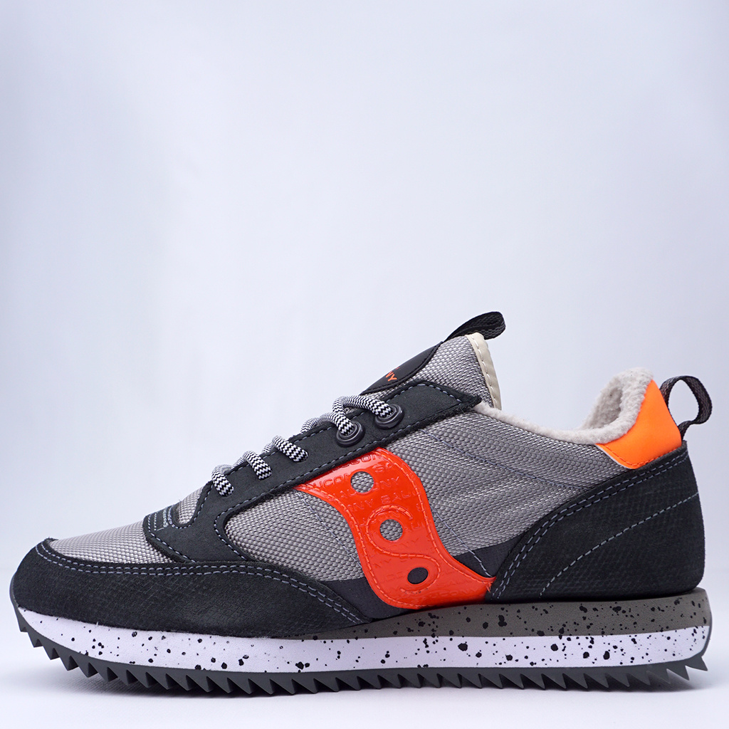 saucony jazz grey black