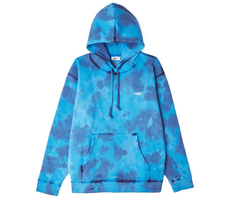 obey hoodie blue