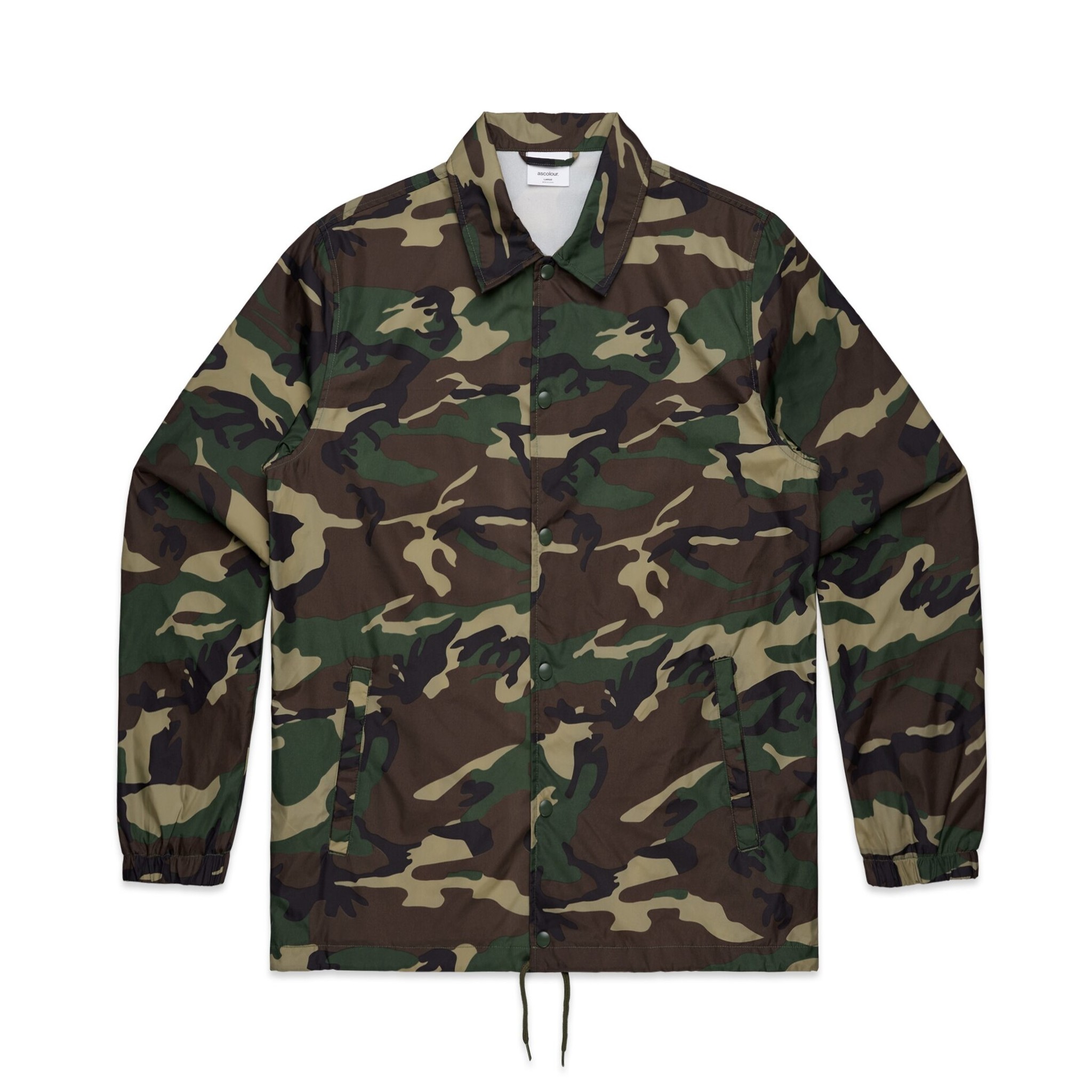 camo coach jacket