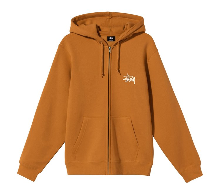 stussy zip hoodie