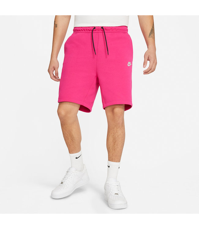 nike pink fleece shorts