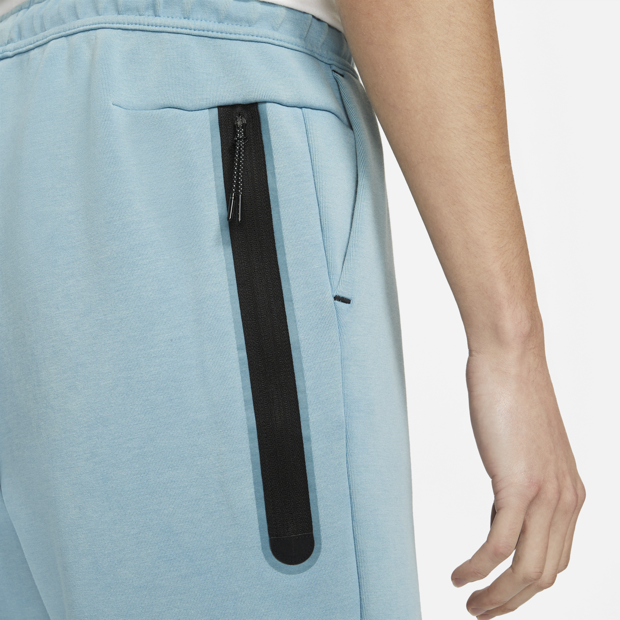 Nike tech fleece shorts cerulean Clearance