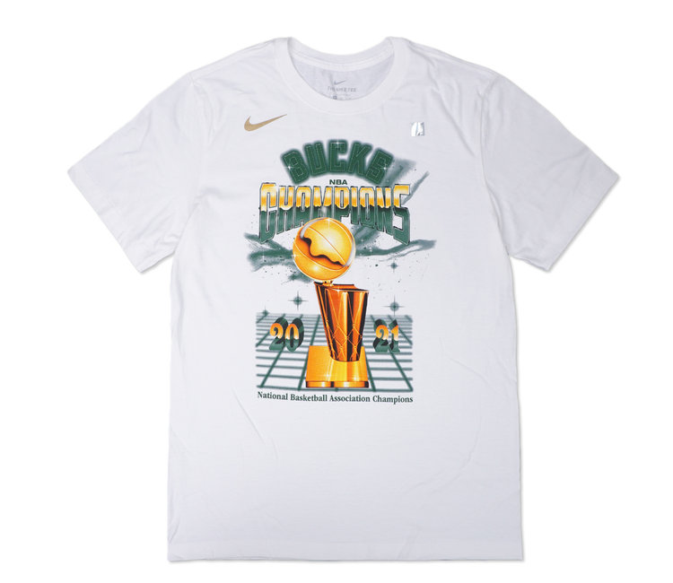 Nike Milwaukee Bucks NBA Champions Expressive T-Shirt - - MODA3