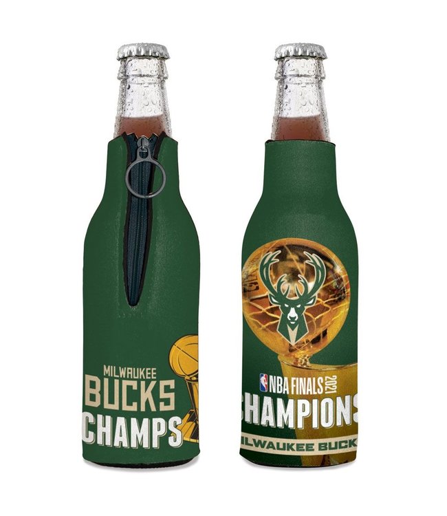 WINCRAFT Bucks 2021 NBA Champions Bottle Cooler