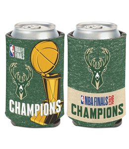 WINCRAFT BUCKS 2021 NBA CHAMPIONS CAN COOLER