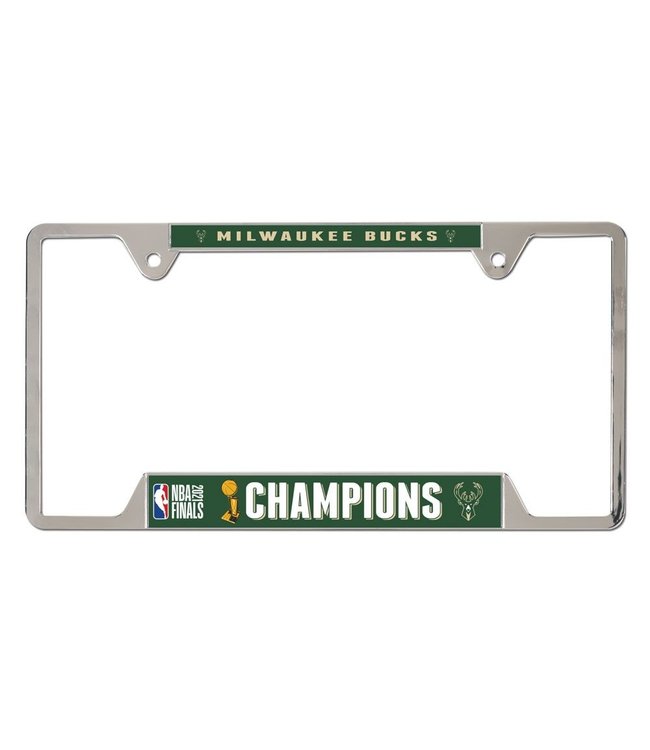 WINCRAFT Bucks 2021 NBA Champions License Plate Frame