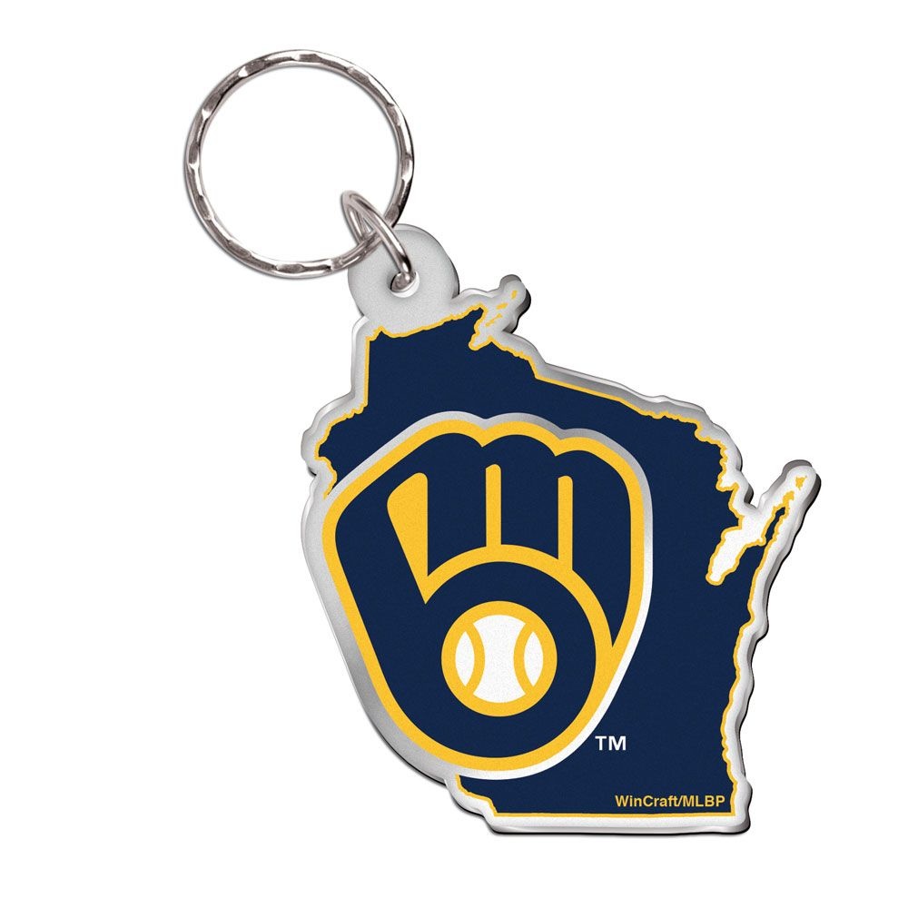 WinCraft Chicago Bears State Shaped Keychain